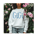 Gigi Embroidered Crewneck Sweatshirt, Personalized Grandma Gift, Cozy Custom Gigi Sweater, Mother’s Day or Christmas Gift