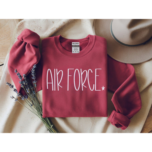 Custom Military Branch Sweatshirt – Support Our Troops Crewneck