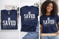 Saved By Grace Christian Shirt | Faith-Based Graphic Tee | Religious Apparel | Inspirational Jesus Shirt | Christian Gift