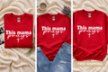 This Mama Prays T-Shirt | Christian Mom Shirt | Faith-Based Apparel | Religious Crewneck | Inspirational Christian Gift for Moms