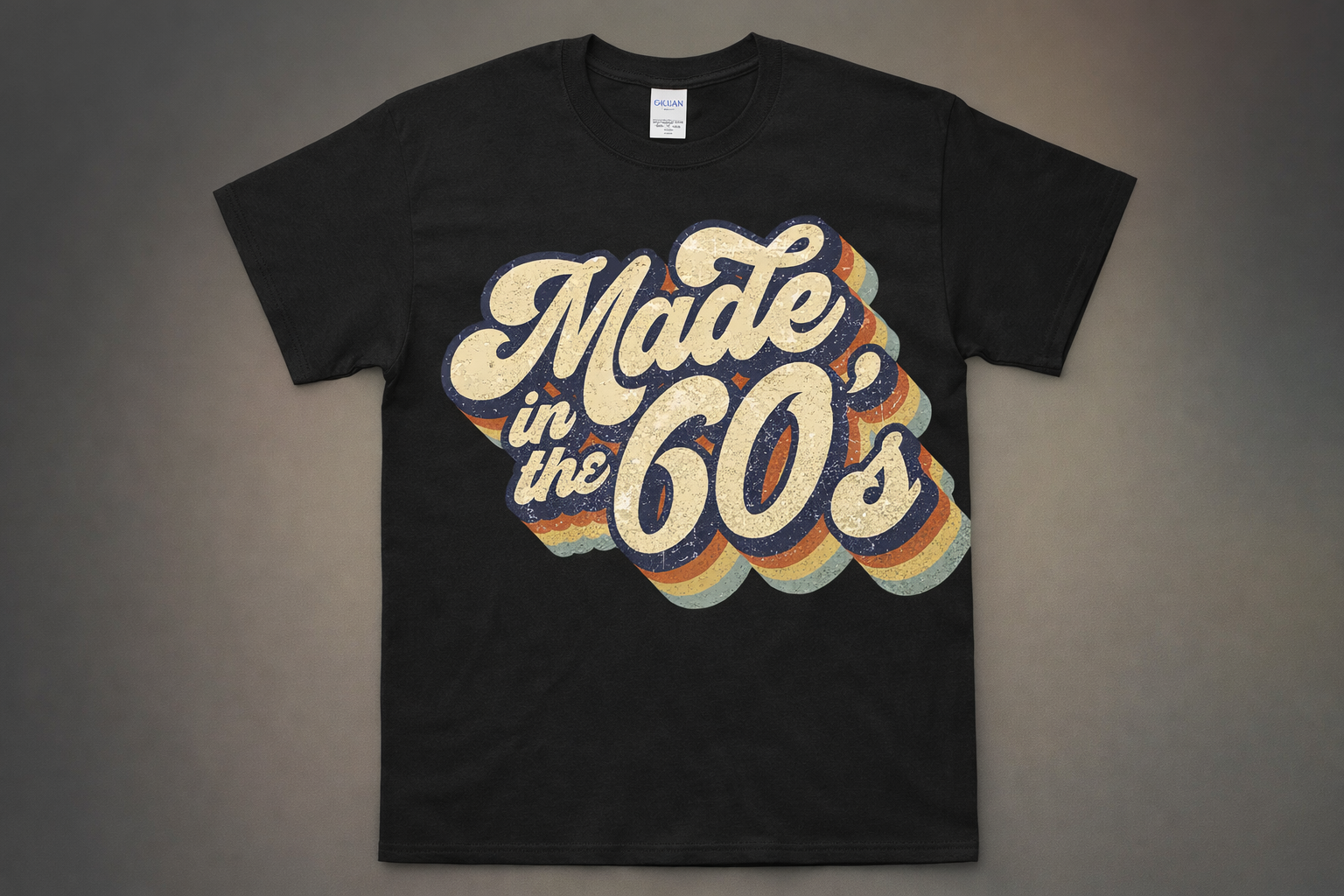 “Made in the 60’s Retro Shirt | Vintage 1960s Birthday Tee | 60th Birthday Gift | Retro Groovy Graphic T-Shirt”