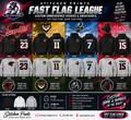 Fast Flag League Custom Embroidered Hoodie & Sweatshirt | Personalized Name & Number
