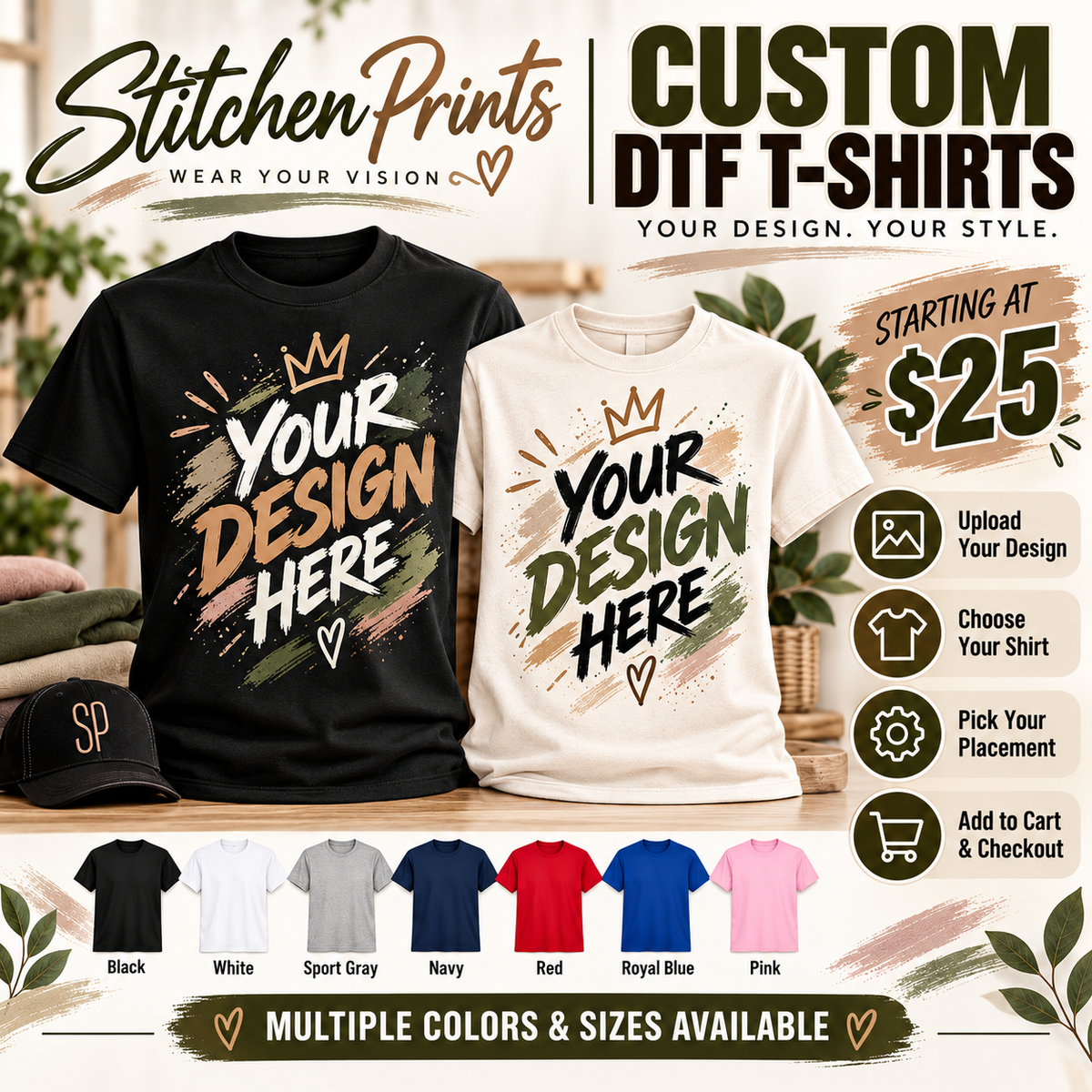 Custom DTF T-Shirt