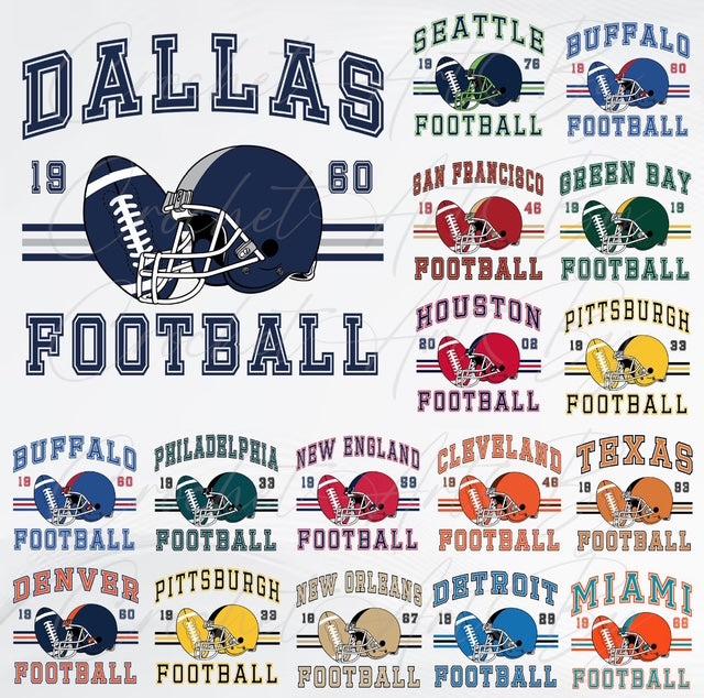 Retro Football Sweatshirt